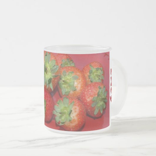 Erdbeeren - Tasse (VorderseiteRechts)