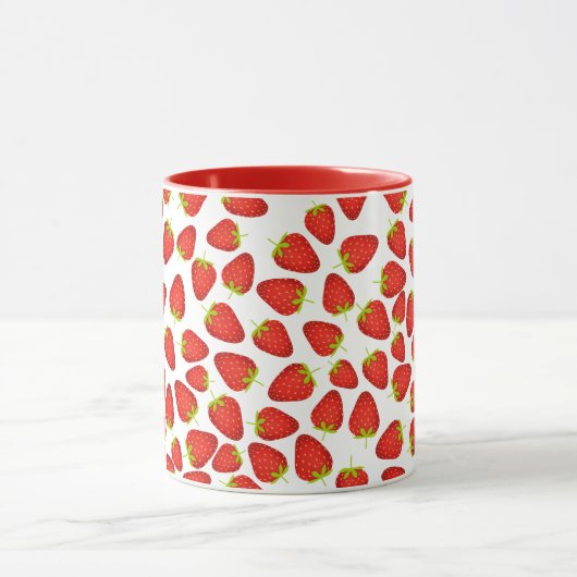 Erdbeeren Tasse (Zentrum)