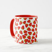 Erdbeeren Tasse (Vorderseite Links)
