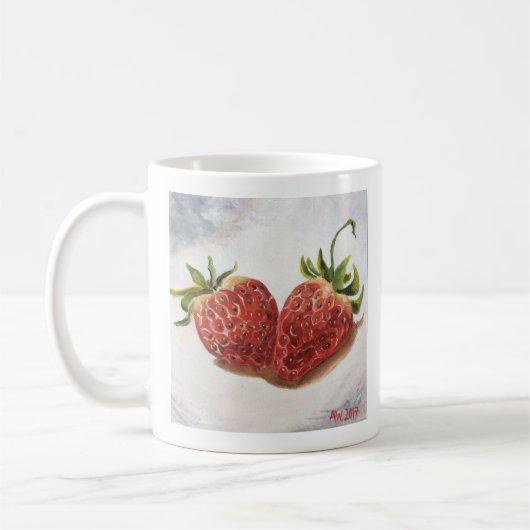 Erdbeeren-Tasse Kaffeetasse (Links)