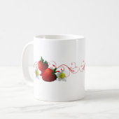 Erdbeeren-Tasse Tasse (Vorderseite Links)