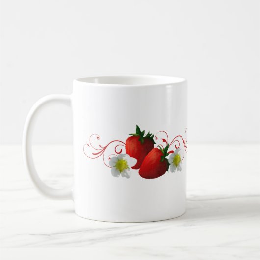 Erdbeeren-Tasse Tasse (Links)
