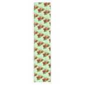 Erdbeeren Themed Table Runner Erdbeeren Kurzer Tischläufer (Vorderseite)
