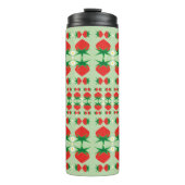 Erdbeeren Thermal Travel Tumbler Thermosbecher (Vorderseite)