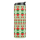 Erdbeeren Thermal Travel Tumbler Thermosbecher (Nach links gedreht)
