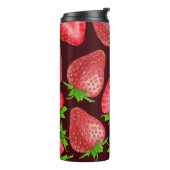 Erdbeeren Thermosbecher (Nach links gedreht)