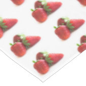 Erdbeeren Tischdecke (Schrägansicht)