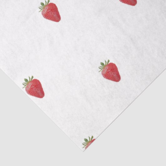 Erdbeeren Tissue-Mini  Seidenpapier (Ausschnitt)