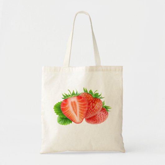 Erdbeeren Tragetasche (Vorne)