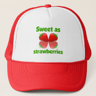 Erdbeeren Truckerkappe