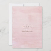 Erdbeeren und Blume auf der Wiese Einladung (Rückseite)