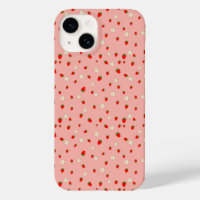 Erdbeeren und Blume Muster