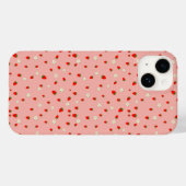 Erdbeeren und Blume Muster Case-Mate iPhone Hülle (Rückseite (Horizontal))