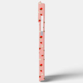 Erdbeeren und Blumen Case-Mate iPhone Hülle (Rückseite / Links)