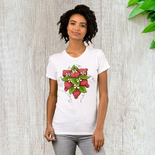Erdbeeren und Blüten T - Shirt
