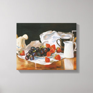 Erdbeeren und Creme 2004 Leinwanddruck