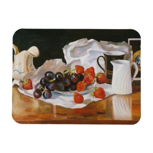 Erdbeeren und Creme 2004 Magnet (Horizontal)