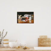 Erdbeeren und Creme 2004 Poster (Küche)