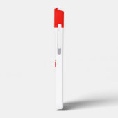 Erdbeeren und Creme Frischobst Sommermongramm Case-Mate iPhone Hülle (Rückseite / Links)