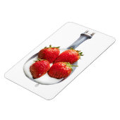 Erdbeeren und Creme Magnet (Linke Seite)
