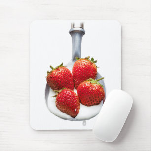 Erdbeeren und Creme Mousepad