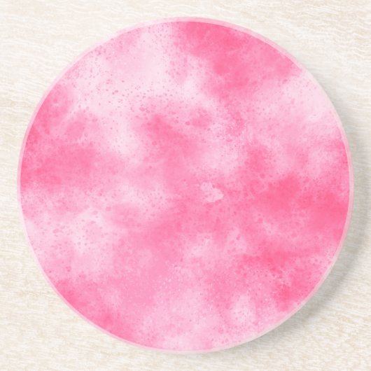 Erdbeeren und Creme Sandstone Untersetzer (Vorne)