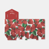 Erdbeeren und Creme Sommer Muster Geschenkschachtel (Ungefaltet)