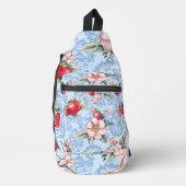 Erdbeeren und Erdbeeren Crossbody Bag (Vorderseite)