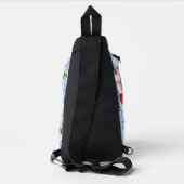 Erdbeeren und Erdbeeren Crossbody Bag (Rückseite)