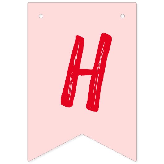 Erdbeeren und Erdbeeren Wimpelkette (Zweite Fahne)