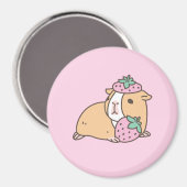 Erdbeeren und Guinea Magnet (Vorderseite/Rückseite)