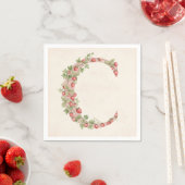 Erdbeeren und Ivy von Natasha Us Serviette (Beispiel)