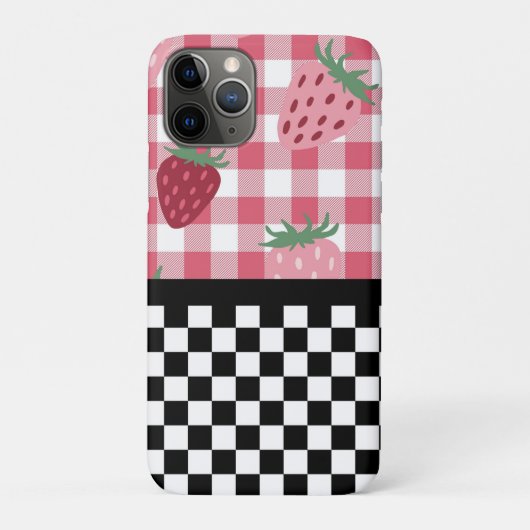 Erdbeeren und Karton Case-Mate iPhone Hülle (Rückseite)