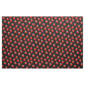 Erdbeeren und Rahm Stoff (Yard (91,4 cm))