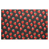 Erdbeeren und Rahm Stoff (Fat Quarter (45,7 x 55,9 cm))