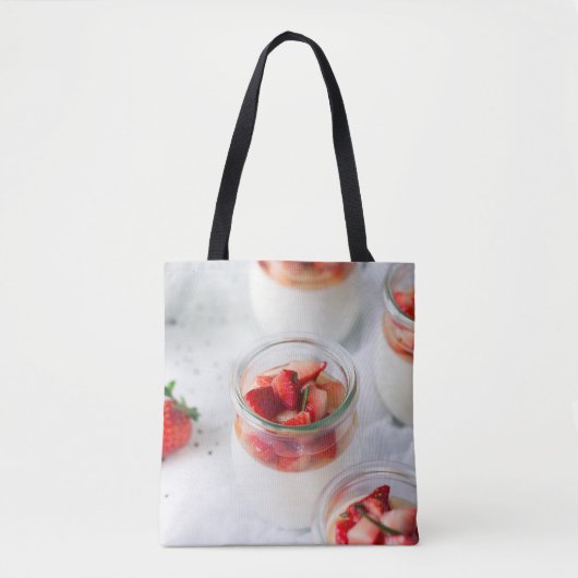 Erdbeeren und Rahm Tasche (Vorderseite)