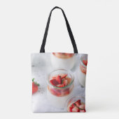 Erdbeeren und Rahm Tasche (Rückseite)
