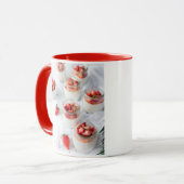 Erdbeeren und Rahm Tasse (Vorderseite Links)