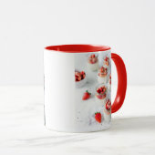 Erdbeeren und Rahm Tasse (VorderseiteRechts)
