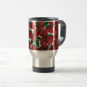 Erdbeeren und Sahne Reisebecher