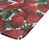 Erdbeeren und Sahne Schneidebrett (Ecke)