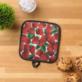 Erdbeeren und Sahne Topflappen (Oben Unten)