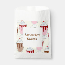 Erdbeeren und Schokolade Geschenktütchen