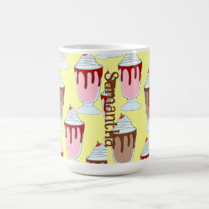 Erdbeeren und Schokolade Kaffeetasse