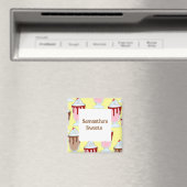 Erdbeeren und Schokolade Magnet (In Situ (Geschirrspüler))