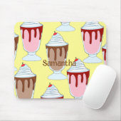 Erdbeeren und Schokolade Mousepad (Mit Mouse)