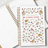 Erdbeeren und Vögel Berry Sweet Year Planer