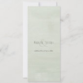 Erdbeeren und Wildblumen Hochzeit Einladung (Rückseite)