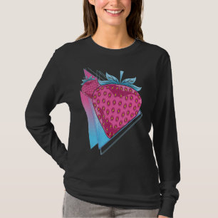Erdbeeren Vaporwave Red Berry Summer Frucht Stra T-Shirt