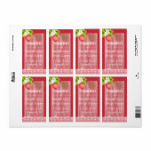 Erdbeeren-Versandmarke (Vorne)